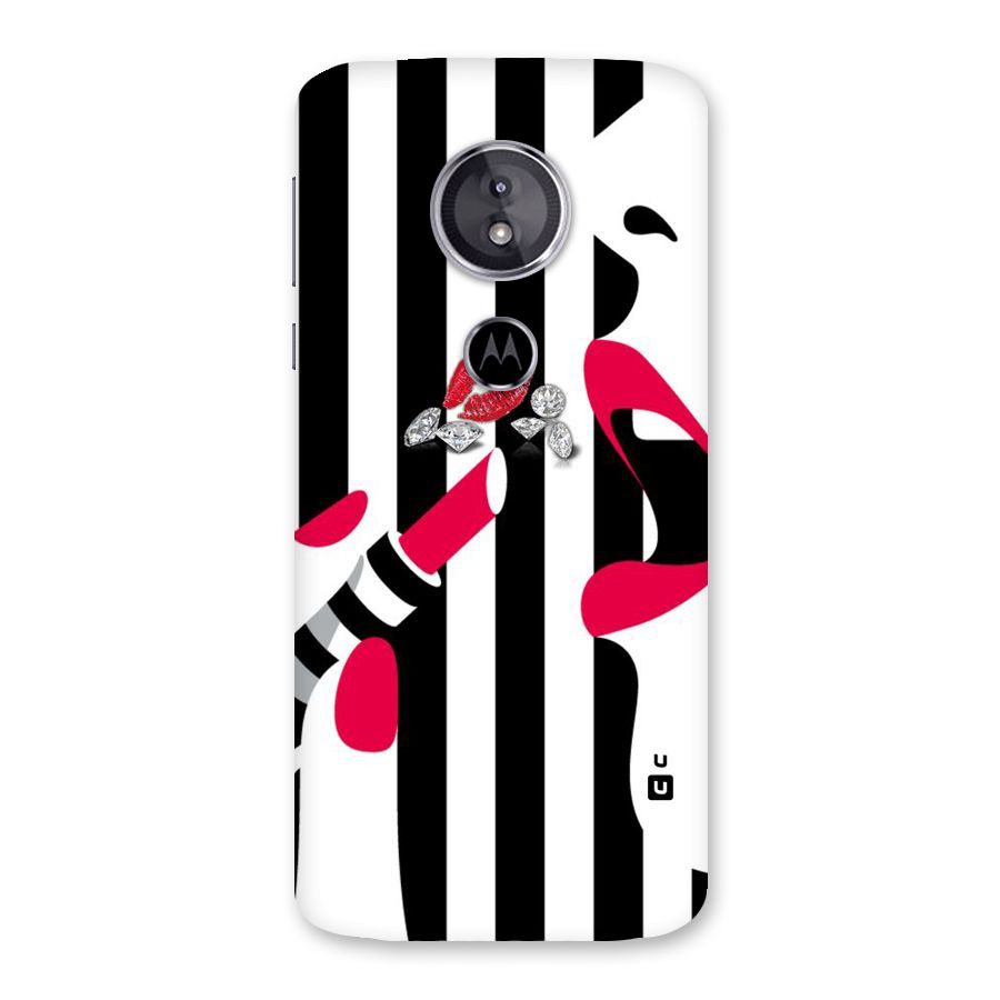 Bold Woman Back Case for Moto E5
