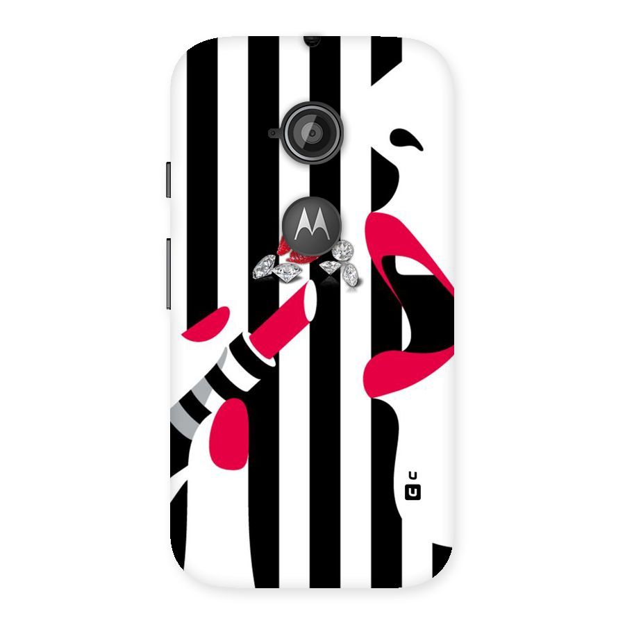 Bold Woman Back Case for Moto E 2nd Gen