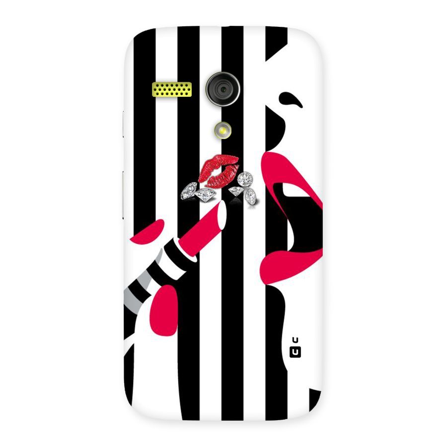 Bold Woman Back Case for Moto G