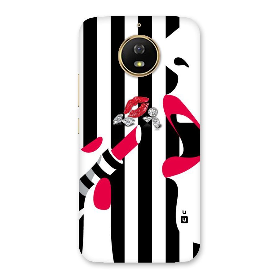 Bold Woman Back Case for Moto G5s