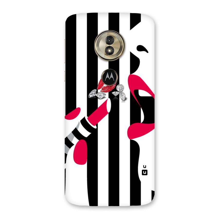 Bold Woman Back Case for Moto G6 Play