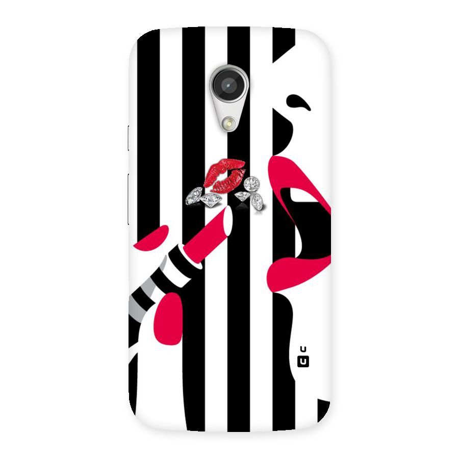 Bold Woman Back Case for Moto G 2nd Gen