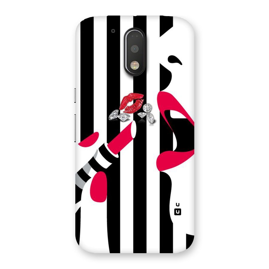 Bold Woman Back Case for Motorola Moto G4 Plus