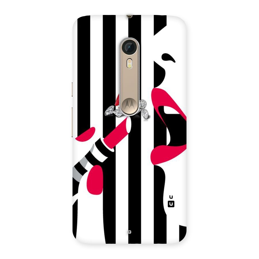 Bold Woman Back Case for Motorola Moto X Style