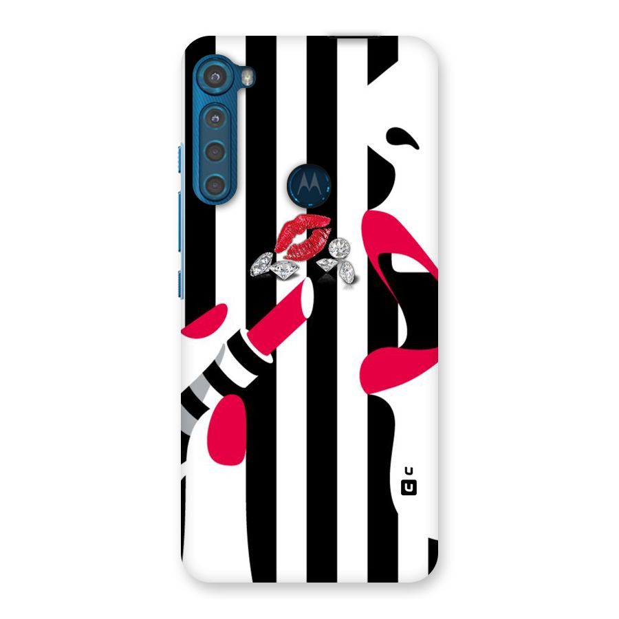 Bold Woman Back Case for Motorola One Fusion Plus