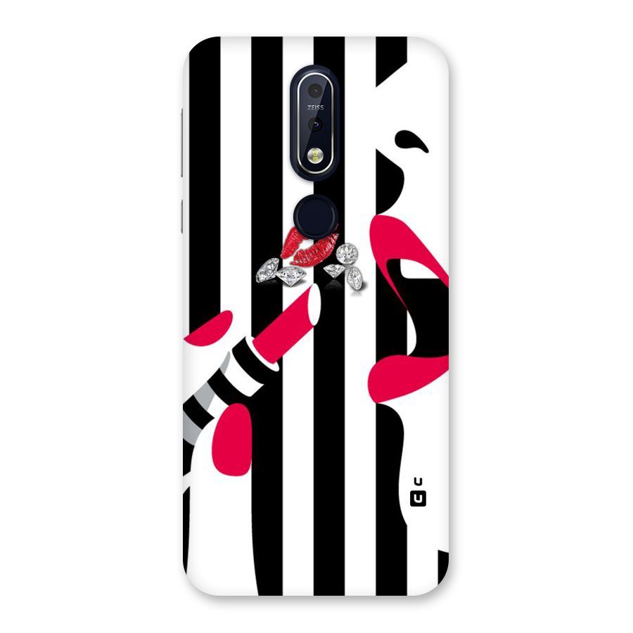 Bold Woman Back Case for Nokia 7.1