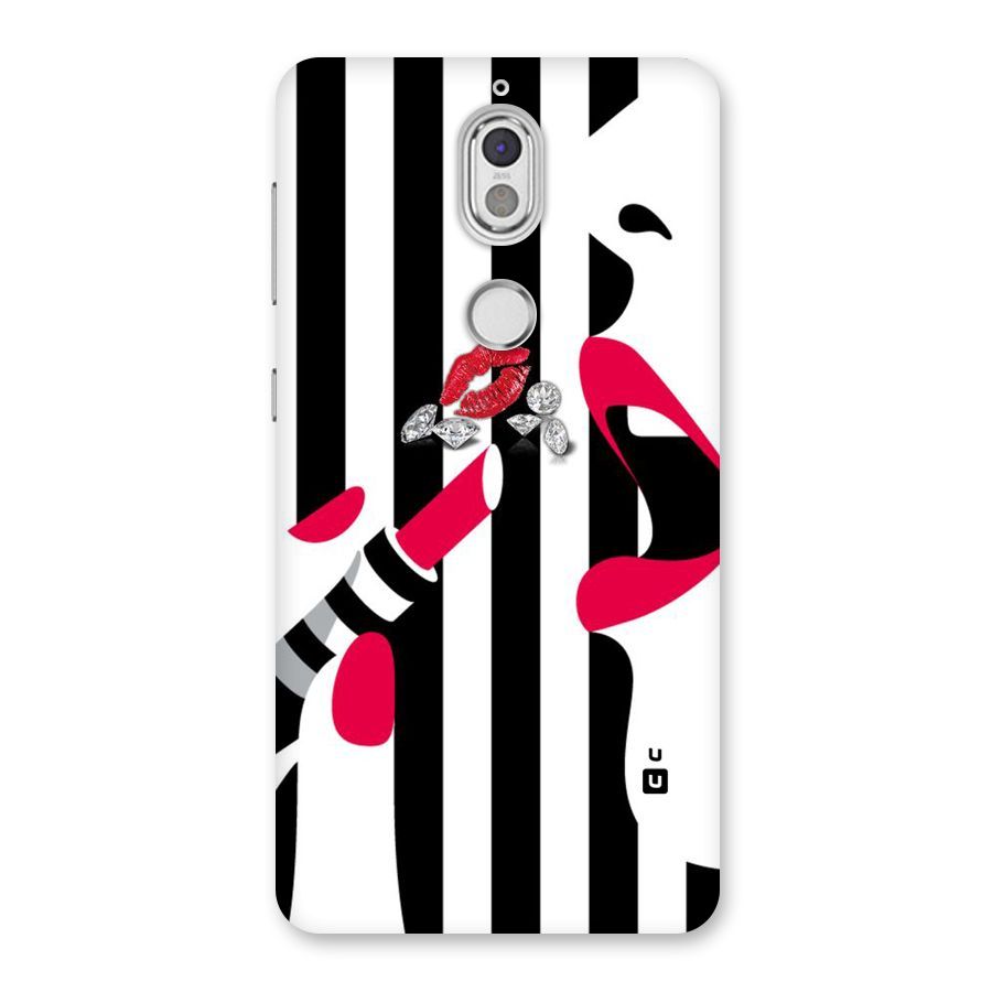 Bold Woman Back Case for Nokia 7