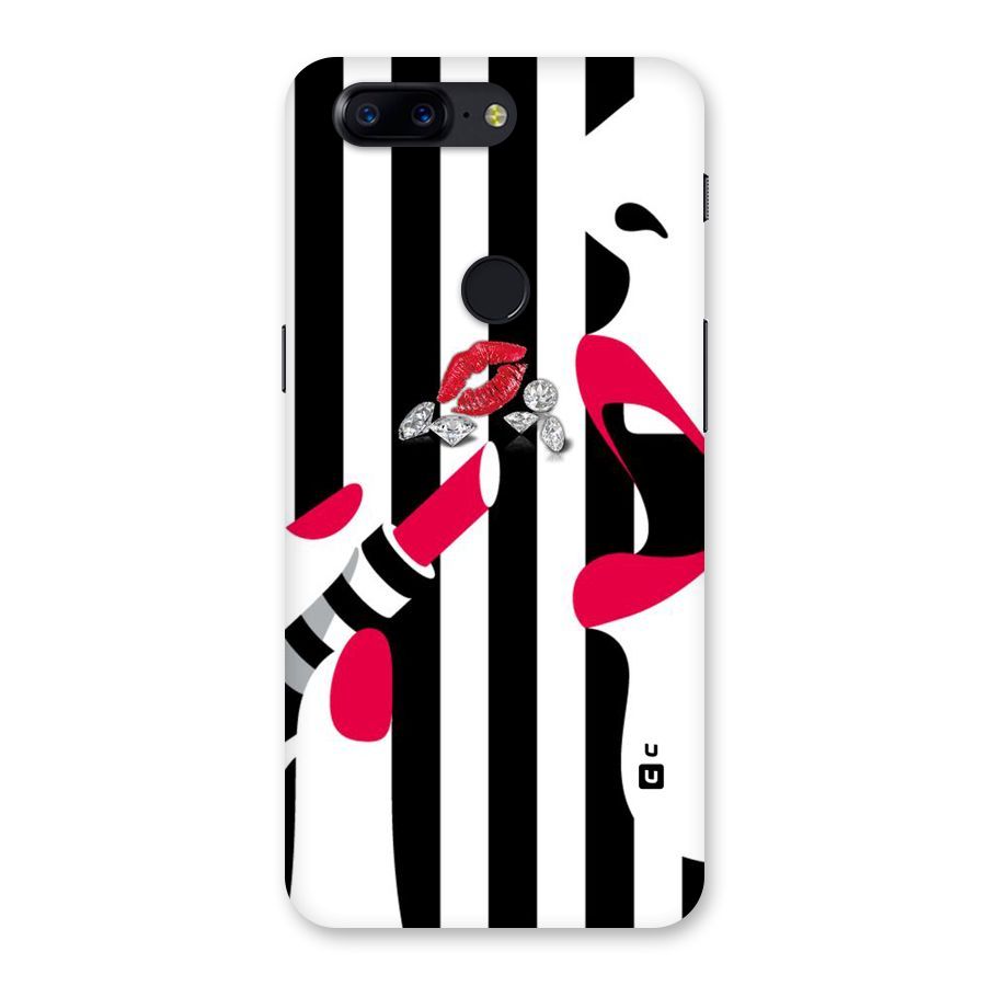 Bold Woman Back Case for OnePlus 5T