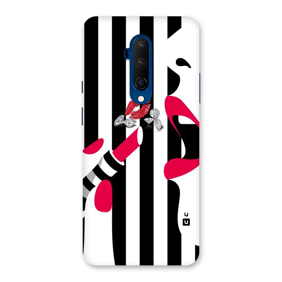 Bold Woman Back Case for OnePlus 7T Pro