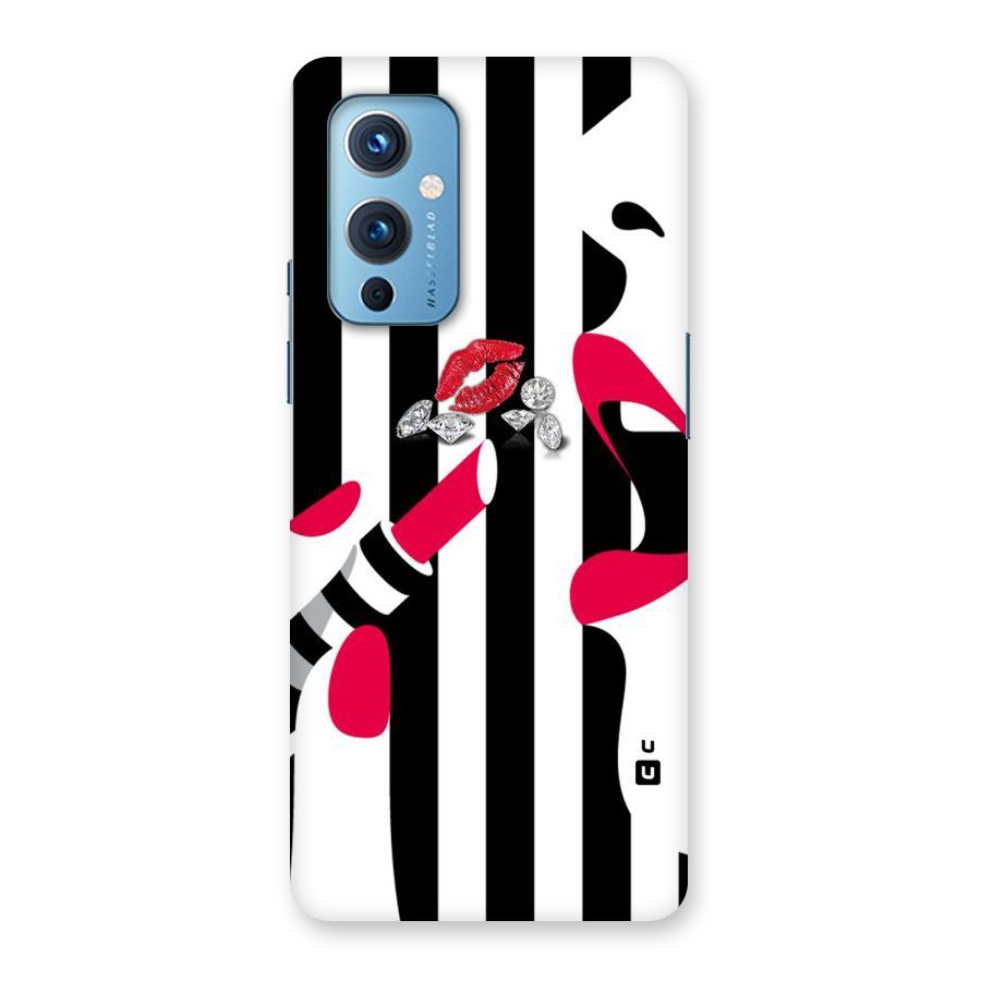 Bold Woman Back Case for OnePlus 9