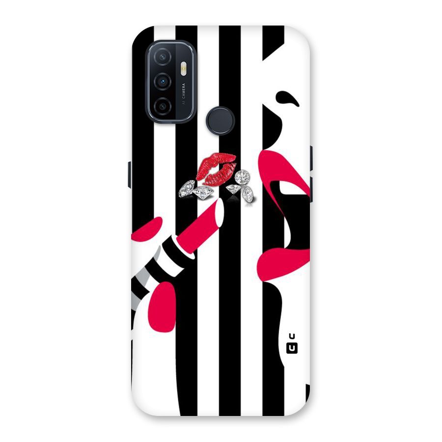 Bold Woman Back Case for Oppo A32