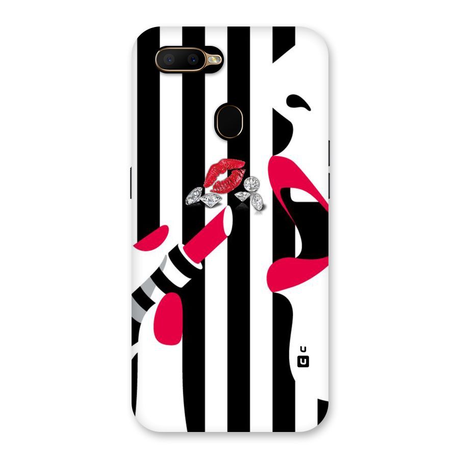 Bold Woman Back Case for Oppo A5s