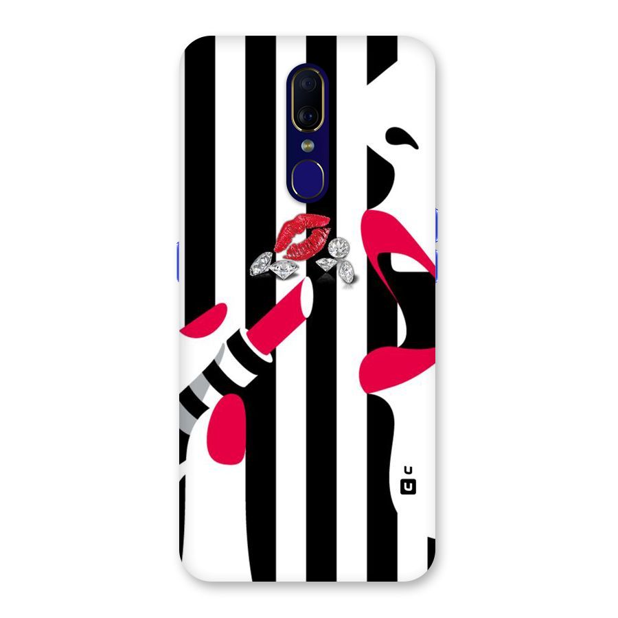 Bold Woman Back Case for Oppo F11