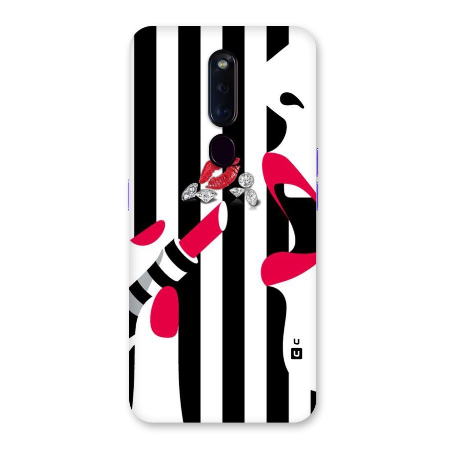 Bold Woman Back Case for Oppo F11 Pro