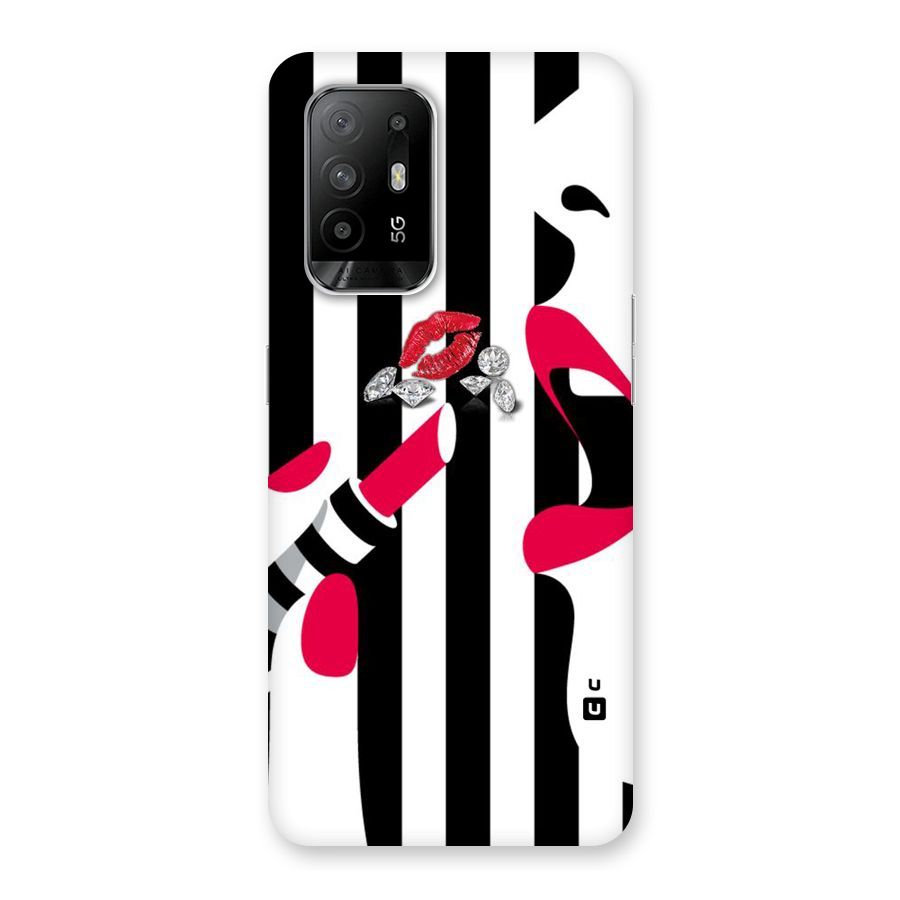 Bold Woman Back Case for Oppo F19 Pro Plus 5G