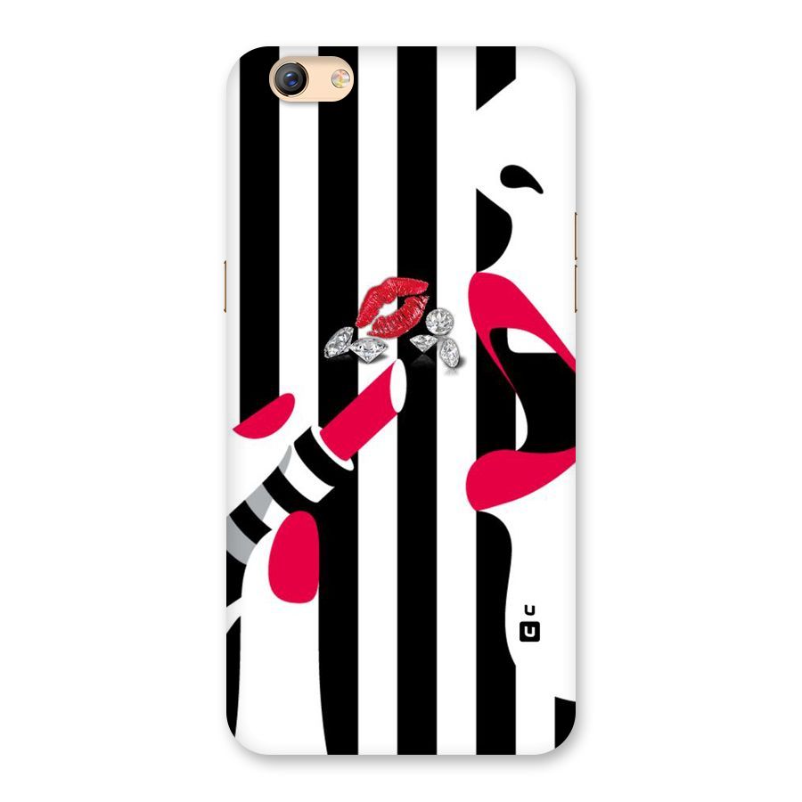 Bold Woman Back Case for Oppo F3 Plus