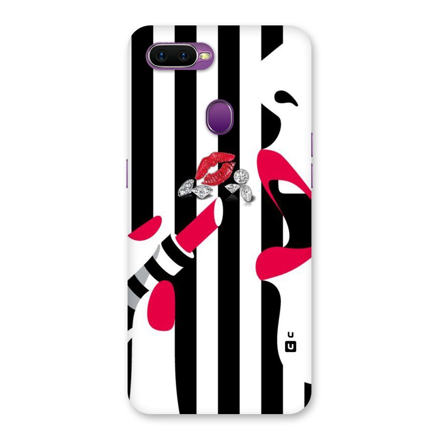 Bold Woman Back Case for Oppo F9