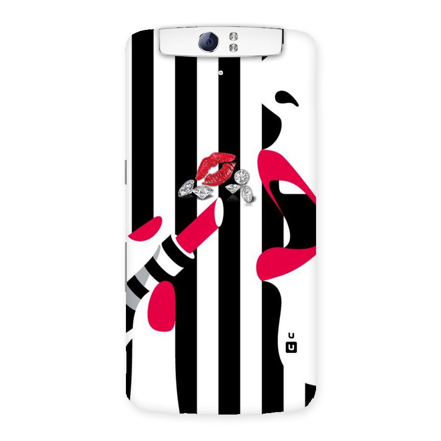 Bold Woman Back Case for Oppo N1