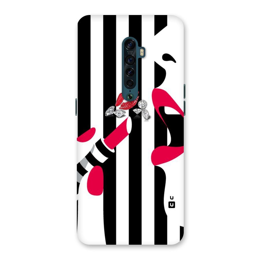 Bold Woman Back Case for Oppo Reno2