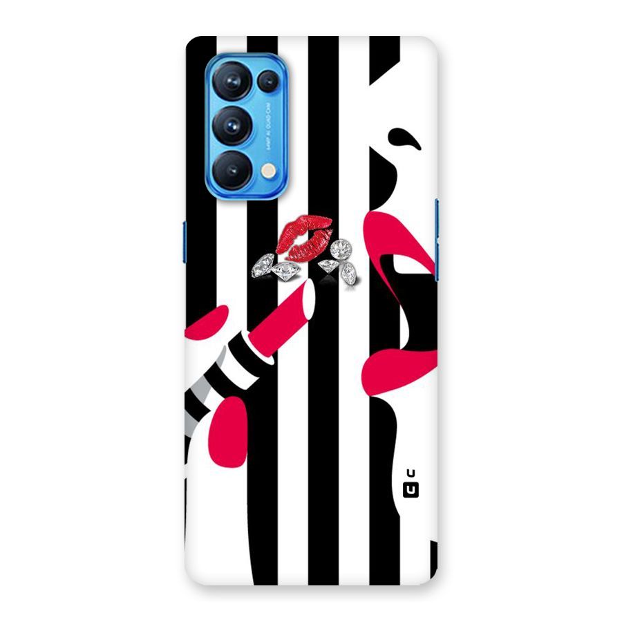 Bold Woman Back Case for Oppo Reno5 Pro 5G