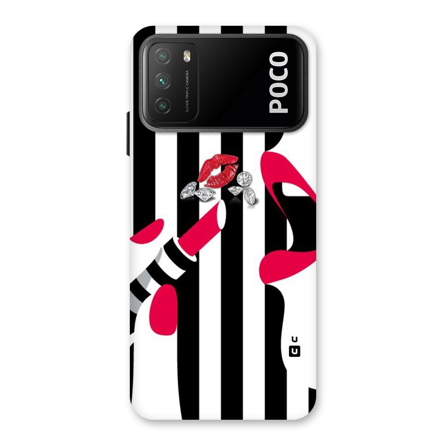 Bold Woman Back Case for Poco M3