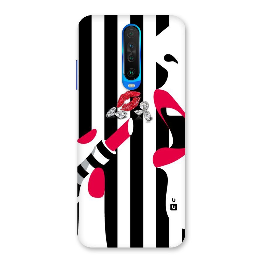 Bold Woman Back Case for Poco X2