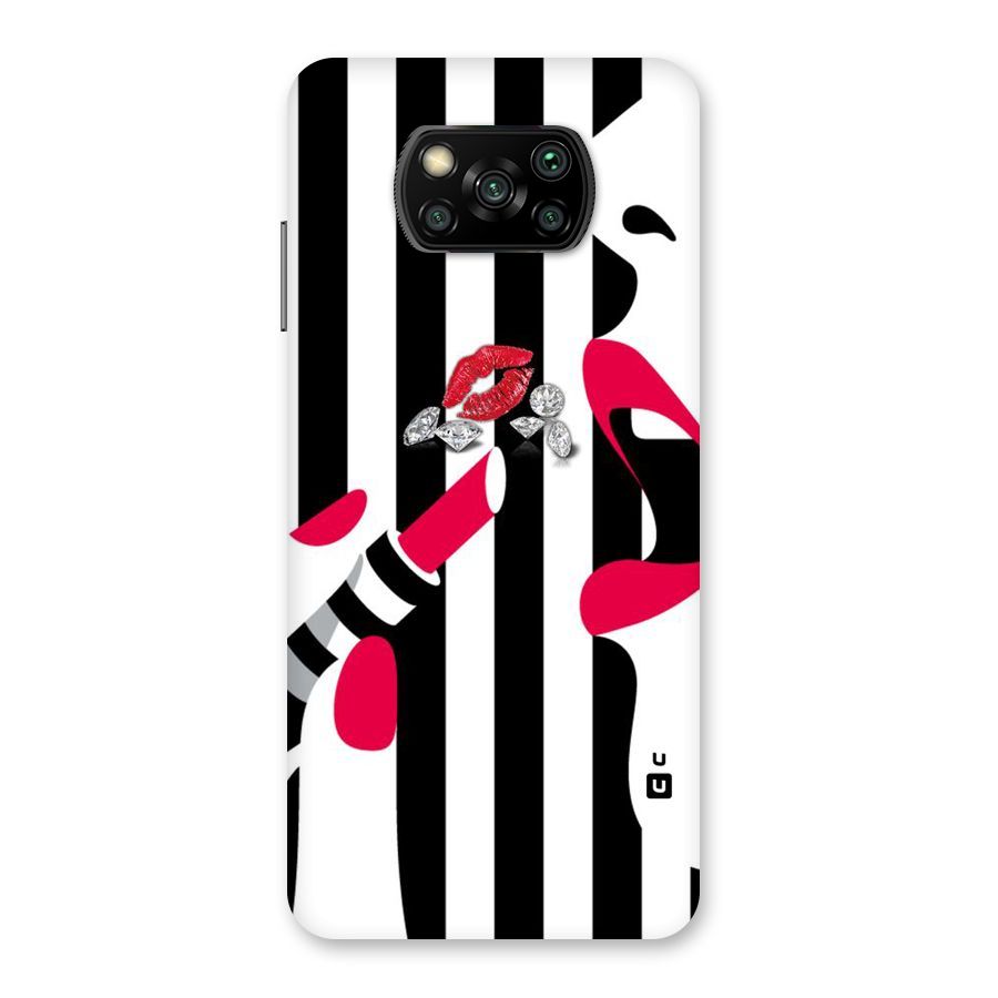 Bold Woman Back Case for Poco X3