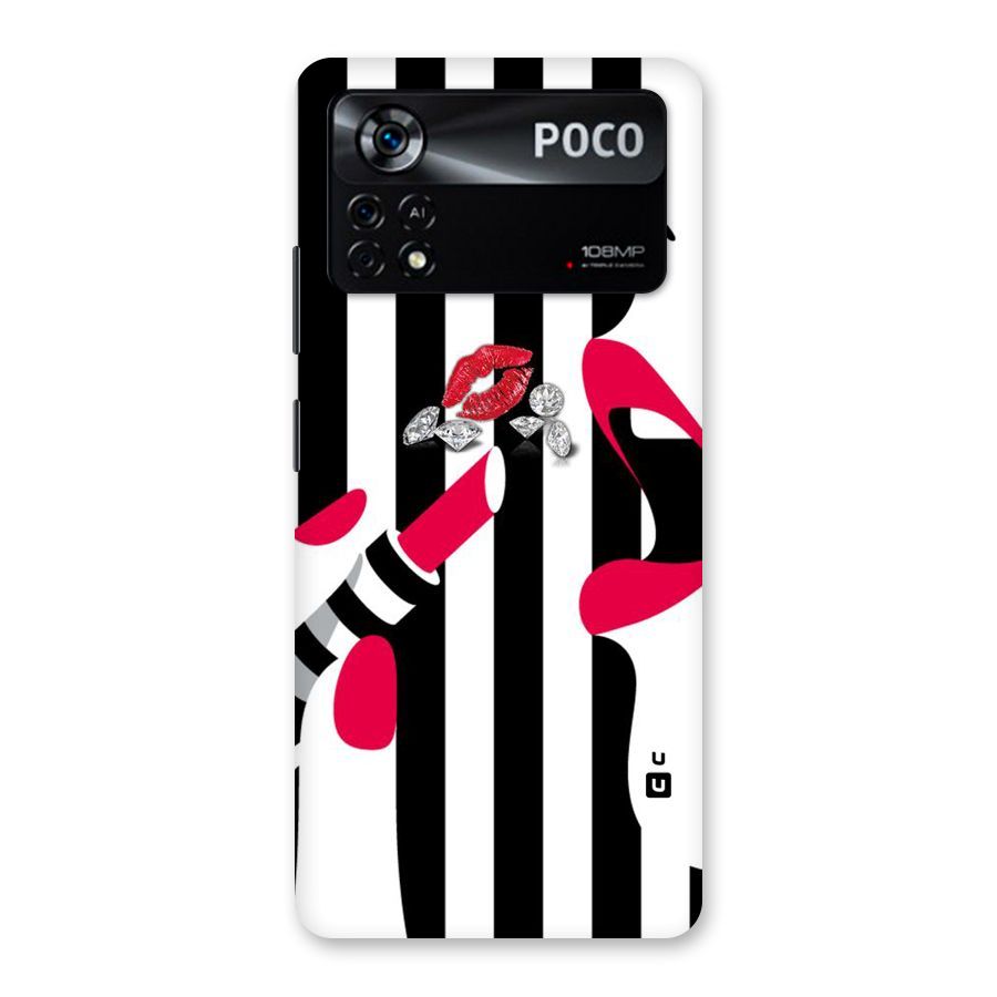 Bold Woman Back Case for Poco X4 Pro 5G