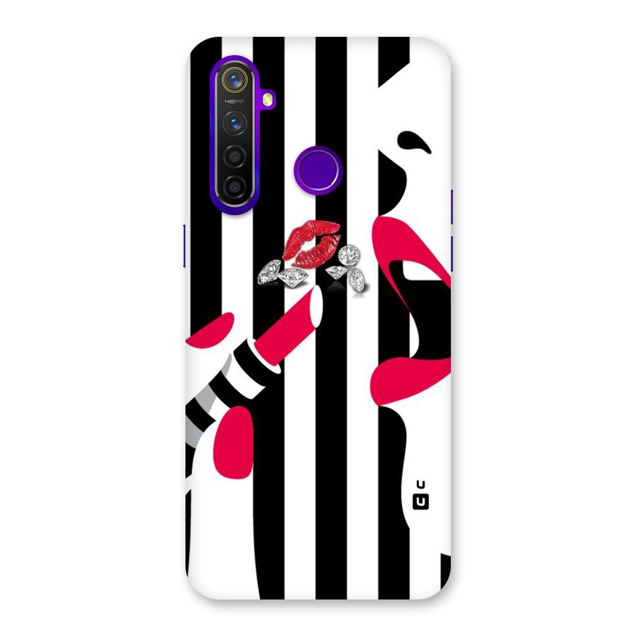 Bold Woman Back Case for Realme 5 Pro
