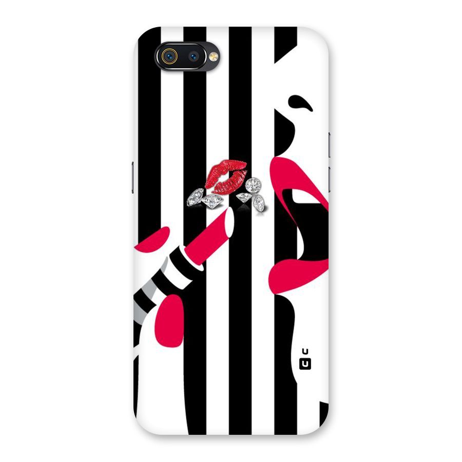 Bold Woman Back Case for Realme C2