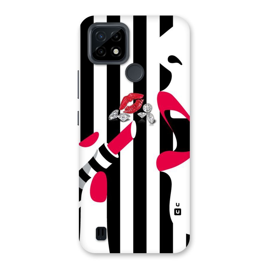 Bold Woman Back Case for Realme C21