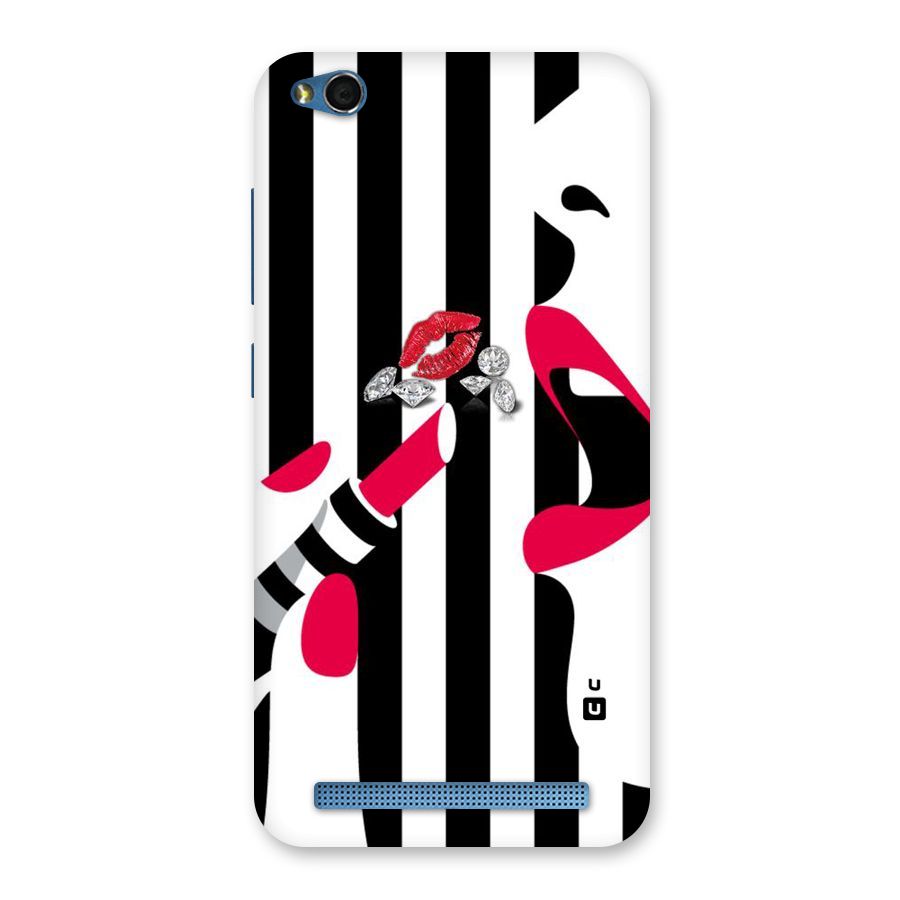 Bold Woman Back Case for Redmi 5A