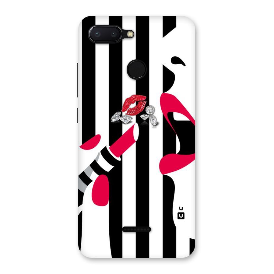 Bold Woman Back Case for Redmi 6