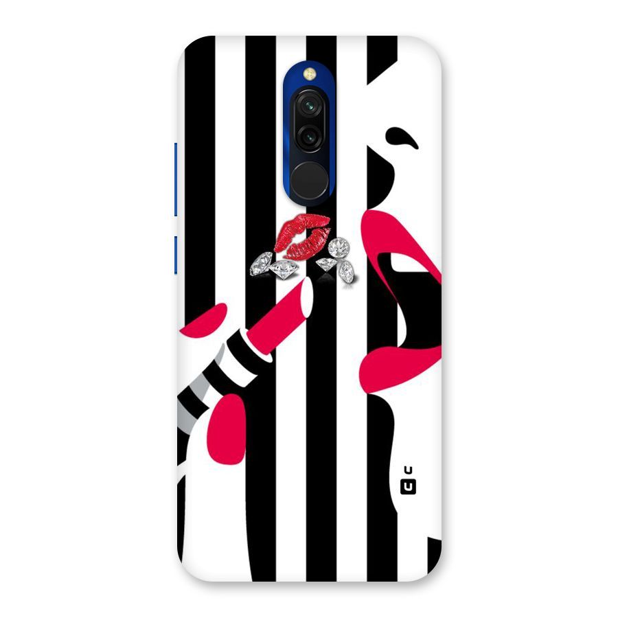 Bold Woman Back Case for Redmi 8