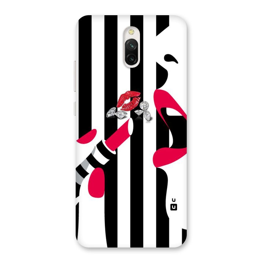 Bold Woman Back Case for Redmi 8A Dual