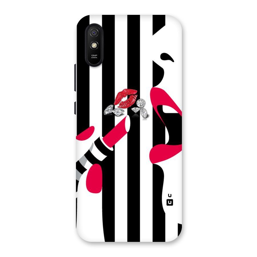 Bold Woman Back Case for Redmi 9A