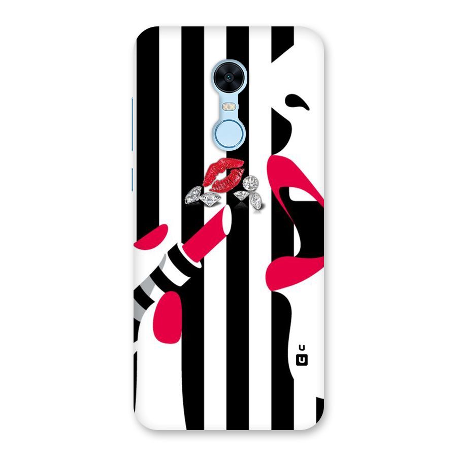 Bold Woman Back Case for Redmi Note 5