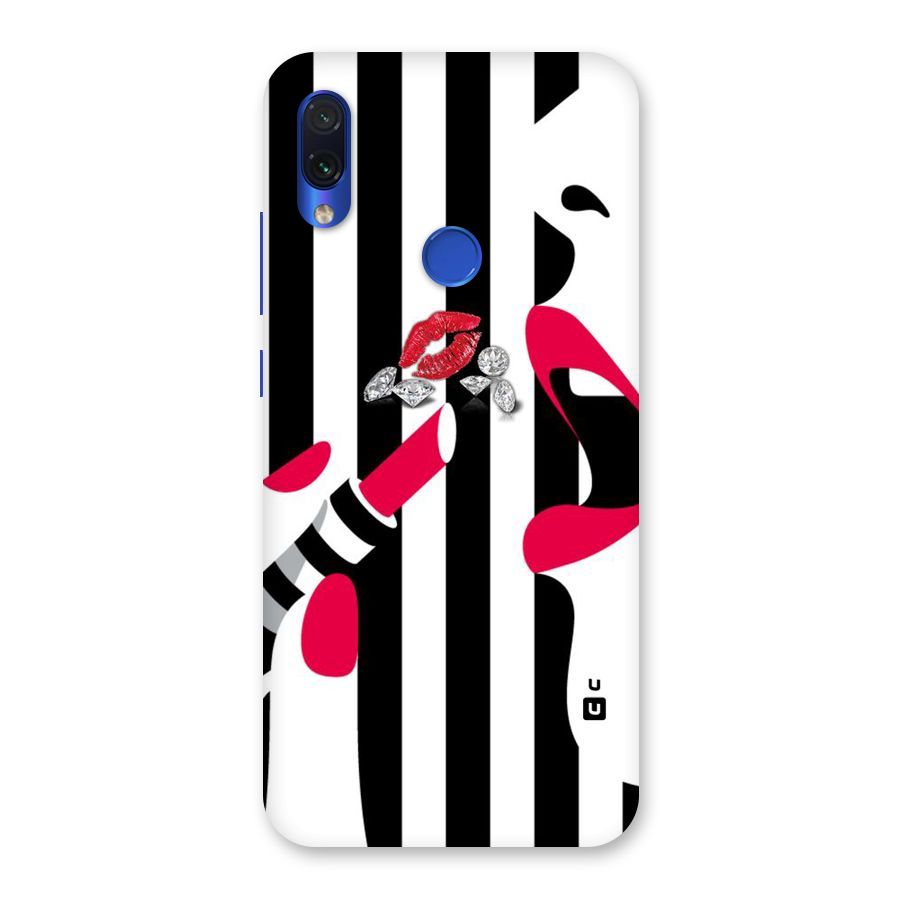 Bold Woman Back Case for Redmi Note 7