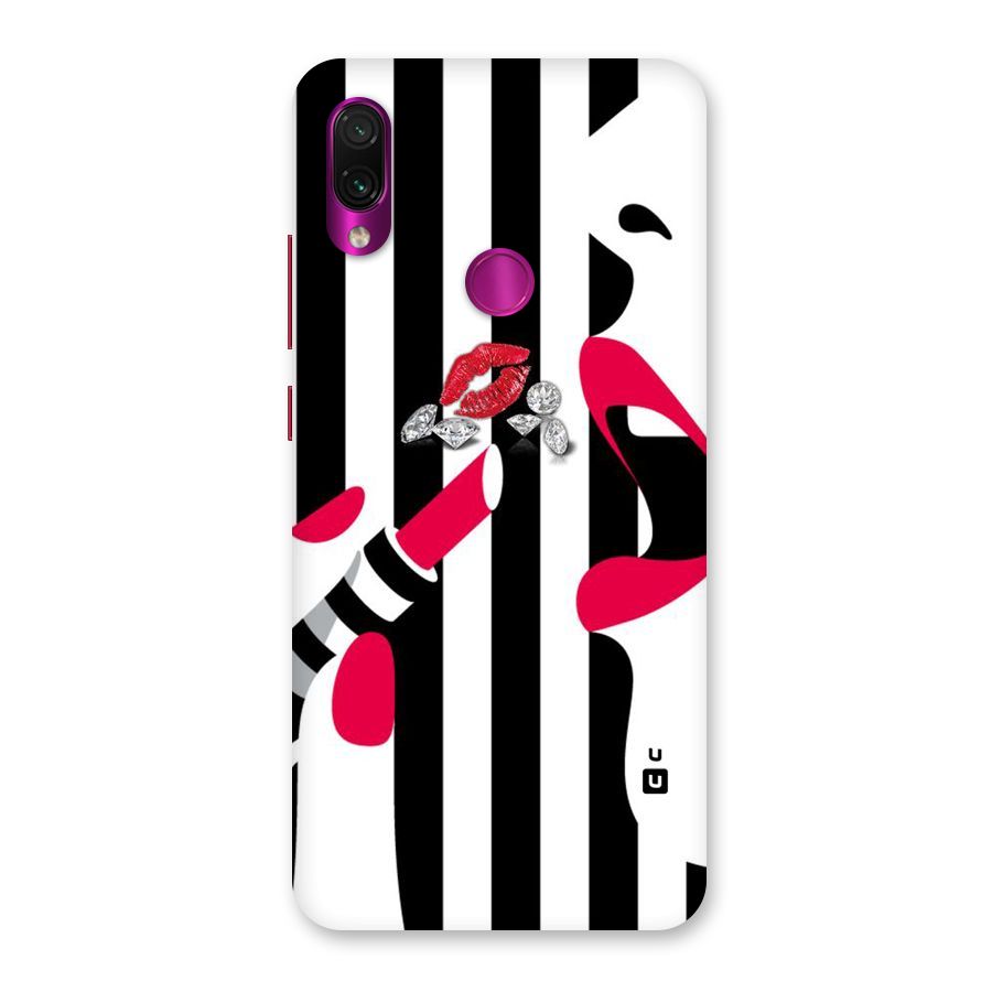 Bold Woman Back Case for Redmi Note 7 Pro