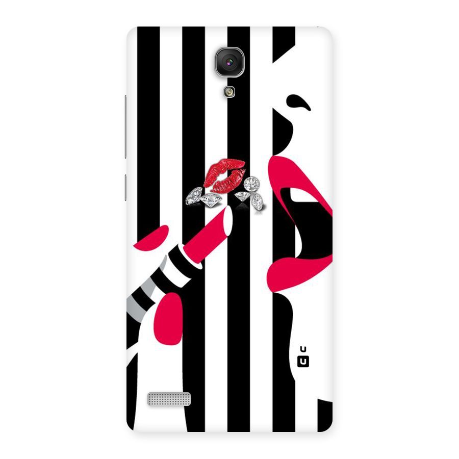Bold Woman Back Case for Redmi Note Prime