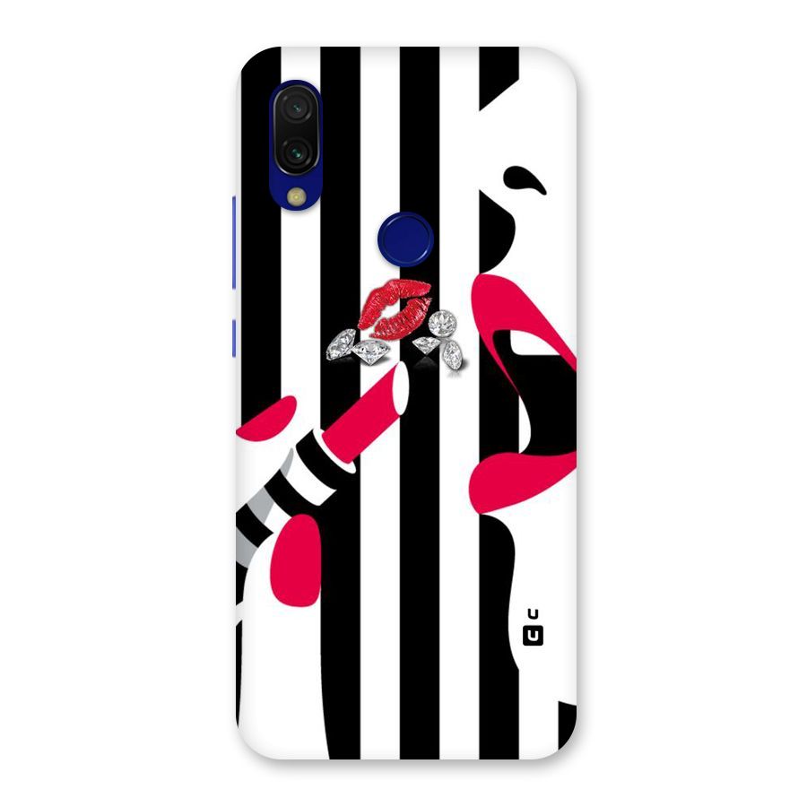 Bold Woman Back Case for Redmi Y3