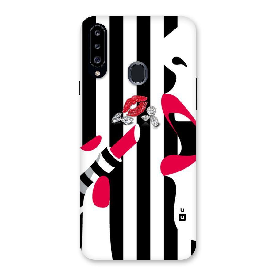 Bold Woman Back Case for Samsung Galaxy A20s