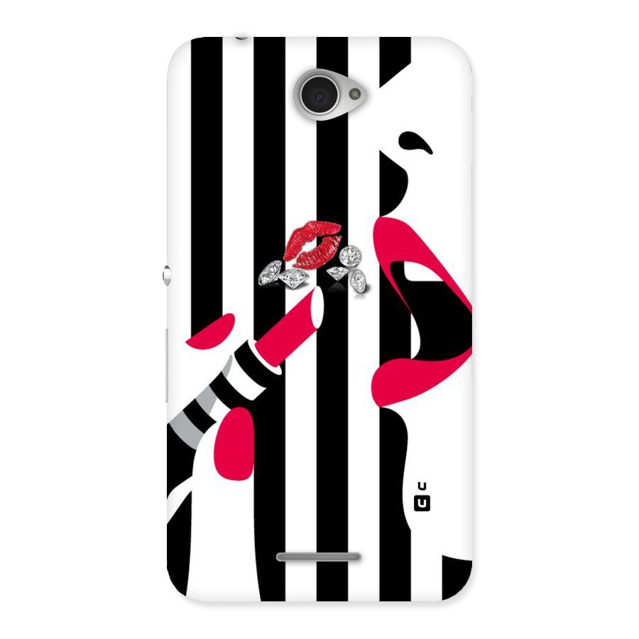 Bold Woman Back Case for Sony Xperia E4