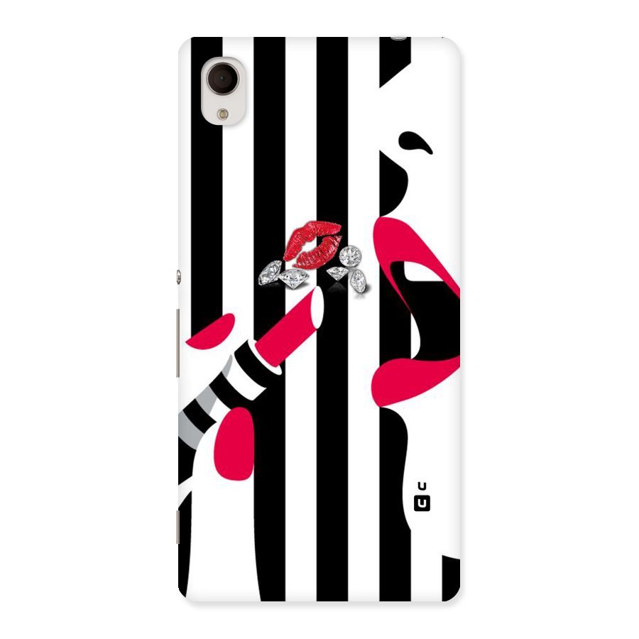 Bold Woman Back Case for Sony Xperia M4