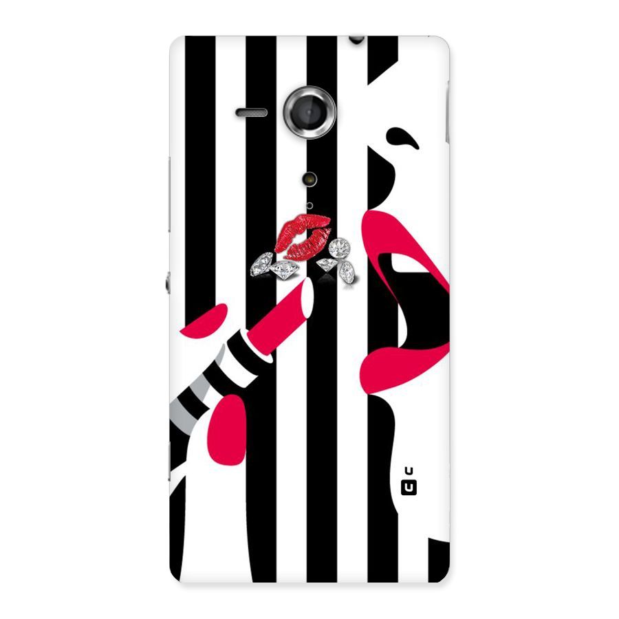 Bold Woman Back Case for Sony Xperia SP