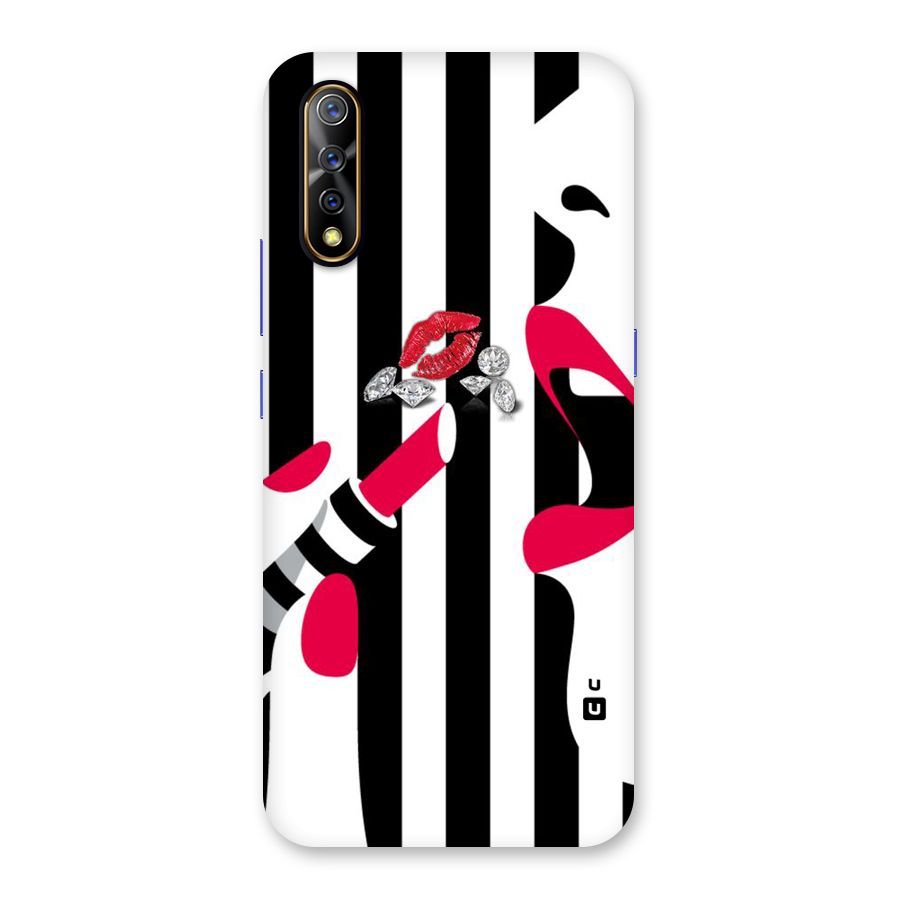 Bold Woman Back Case for Vivo S1