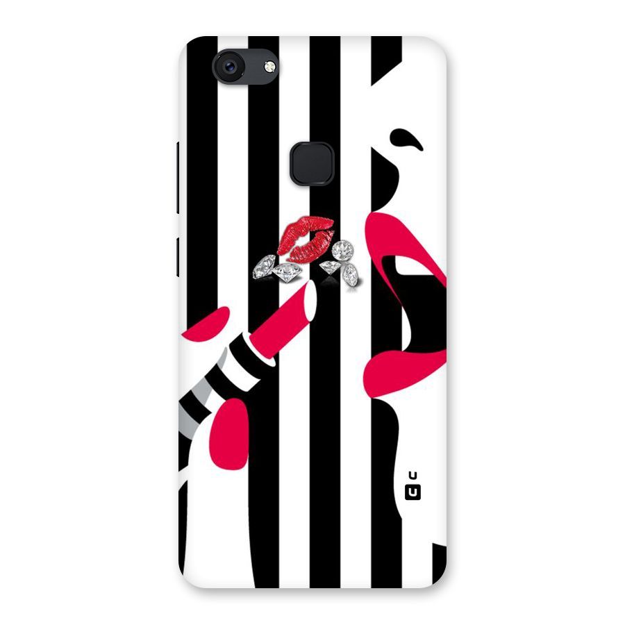 Bold Woman Back Case for Vivo V7 Plus