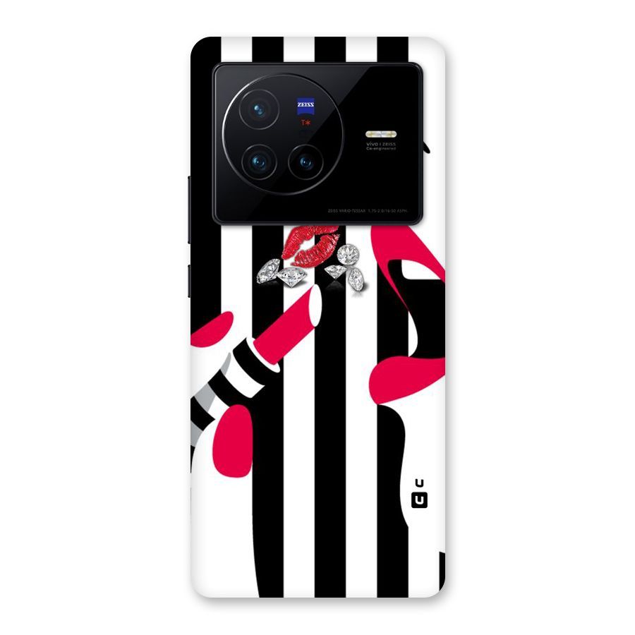 Bold Woman Back Case for Vivo X80