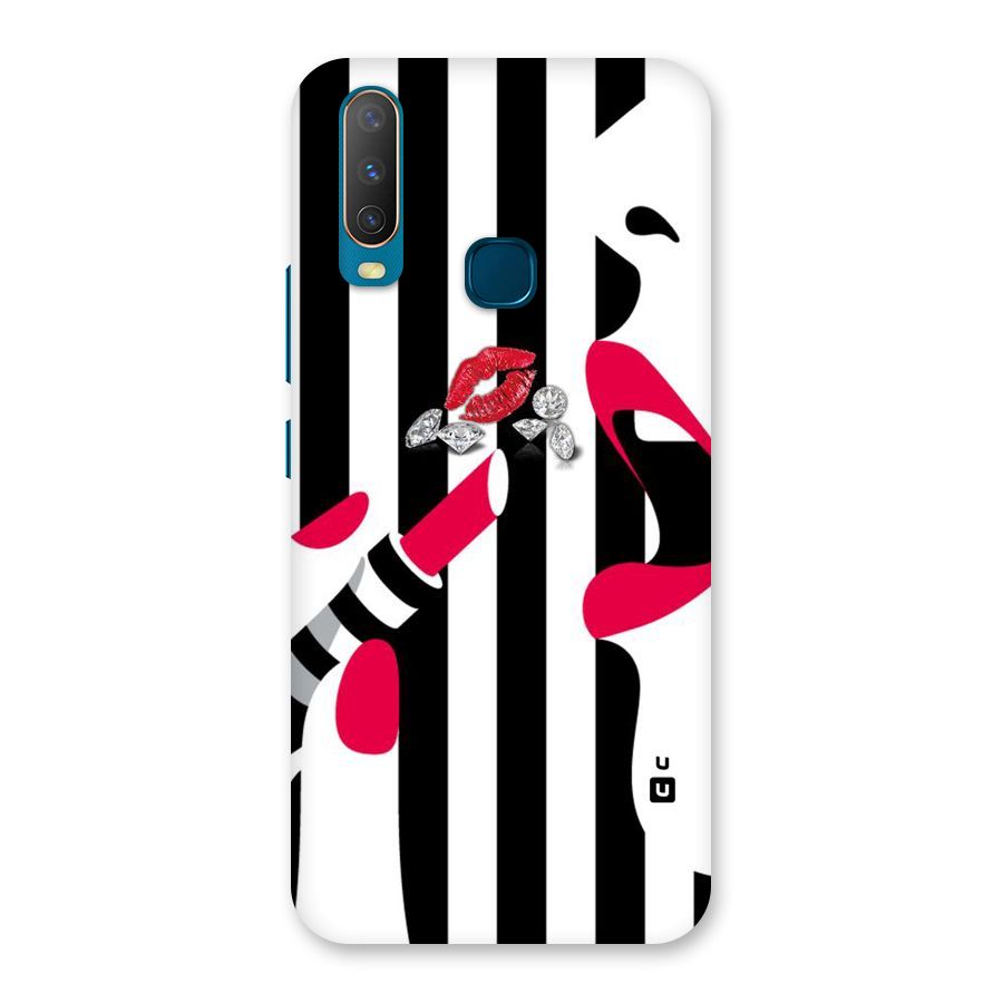 Bold Woman Back Case for Vivo Y15