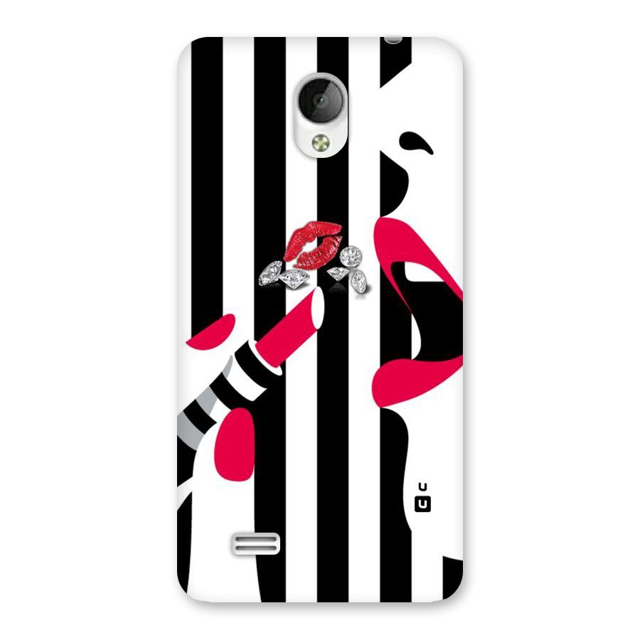 Bold Woman Back Case for Vivo Y21